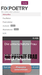 Mobile Screenshot of fixpoetry.com